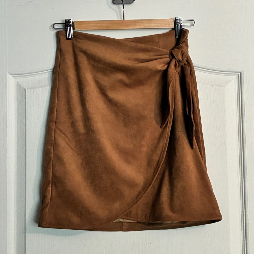 Suede Skirt